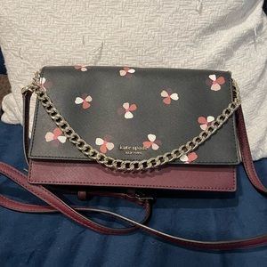 Kate Spade New York Women’s Cameron Convertible Crossbody Bag Black Floral